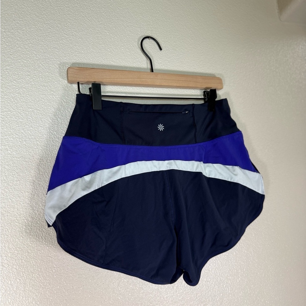 Athleta Running Free Colorblock 3.5" Shorts Small M17 - Picture 6 of 9